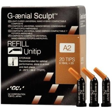 G-aenial Sculpt Universal Composite, Unitip Capsule Refills (20/pkg), A2