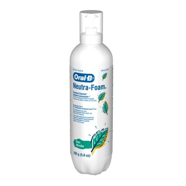 Oral-B Neutra-Foam Foaming Solution, 2% Sodium Fluoride Mint Flavored, 5.8oz bottle