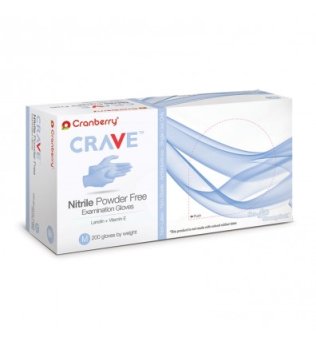 Crave Nitrile Powder-free Gloves, X-Small