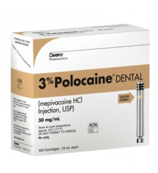 Polocaine 3% Without Vasoconstrictor, Mepivicaine HCI Injection, USP