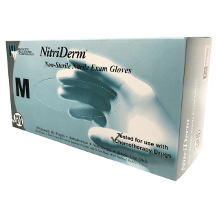 NitriDerm Nitrile Powder-free Gloves, X-Small
