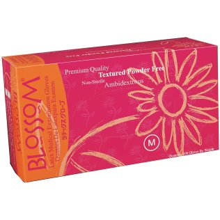 Blossom Latex Powder-free Gloves, X-Small