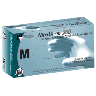NitriDerm 200 Nitrile Powder-free Gloves, X-Small