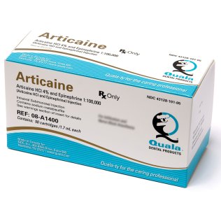 Quala Articaine HCI 4%, Anesthetic, with Epinephrine, 1:100,000