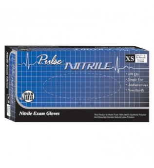Pulse Nitrile Powder-free Gloves, Small