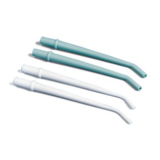 Quala Surgical Aspirator Tips, Green (1/4" hole, 6.5" length), 25/bag