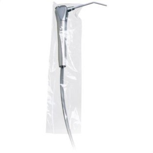 Value Brand Syringe Sleeve With Opening, Sleeve, Clear, 2.5" x 10"
