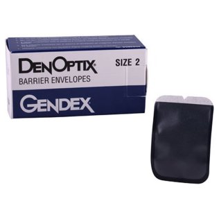 DenOptix Barrier Envelopes, PSP Size #2 Plate Barrier, 100/Box