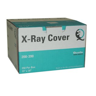 Quala X-Ray Cover, 250/Box, Disposable Plastic Covers, 15" x 26"