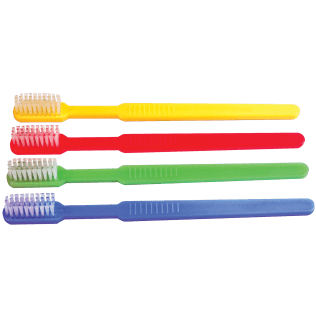 Advance Pre-Pasted Adult Disposable Toothbrushes, Individually Packaged, Assorted Colors