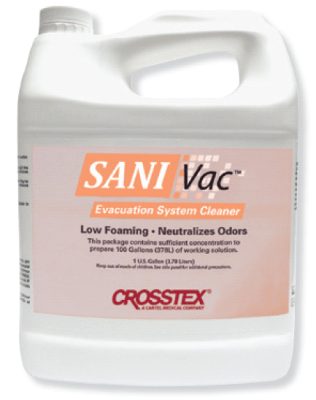 SaniVac Evacuation System Cleaner, 1/Gallon Bottle