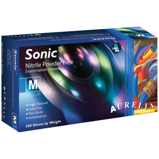Aurelia Sonic 300 Nitrile Powder-free Gloves, X-Small