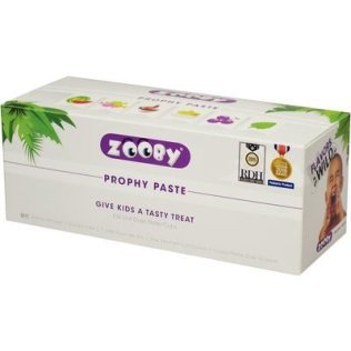 Zooby Prophy Paste with Grippers, Coarse Grit, Happy Hippo Cake