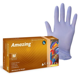 Aurelia Amazing Nitrile Powder-free Gloves, Large