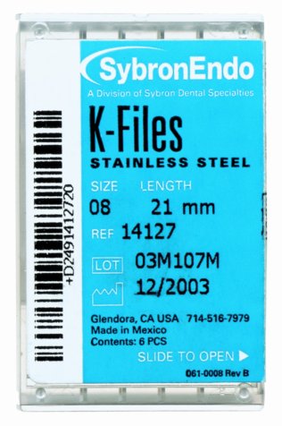 Kerr Endodontics K-Files, 25mm, #70