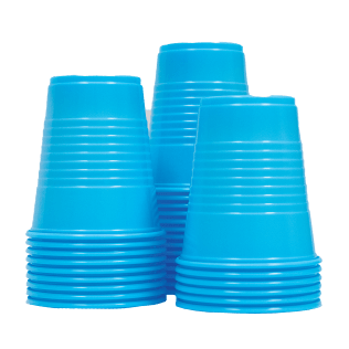 Advance Basic Plastic Cups, Blue