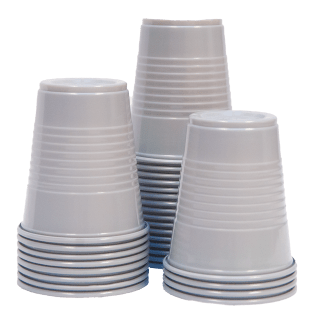 Advance Basic Plastic Cups, Gray