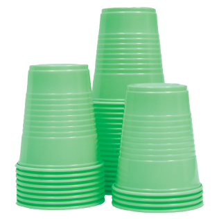 Advance Basic Plastic Cups, Green