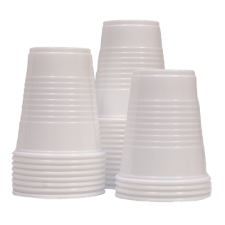 Advance Basic Plastic Cups, White