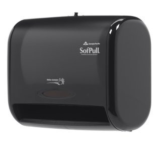 Sofpull Auto Towel Dispenser, 1/Pkg, Black, Touchless Dispenser