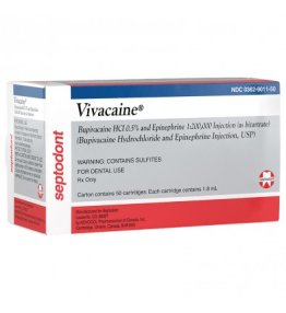 Vivacaine 0.5% with Epinephrine, Local Anesthesia, With 1:200,000