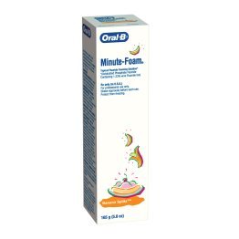 Oral-B Minute-Foam 1.23% APF Foaming Solution, Topical Fluoride, Strawberry