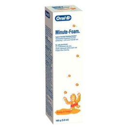 Oral-B Minute-Foam 1.23% APF Foaming Solution, Topical Fluoride, Orang-a-tangy