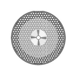 NTI Diamond Discs, Superflex: Double Sided, D934-220, Perforated, Medium