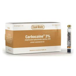Cook-Waite Carbocaine HCI 3%, Injectable Anesthetics, without Vasoconstrictor, Plain