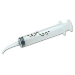 Vista US-12 Utility Syringe, Impression Material Syringes, Curved Tip