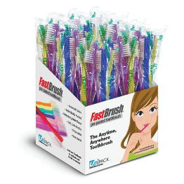 Value Brand FastBrush Pre-Pasted Toothbrush, Disposable, Toothbrushes