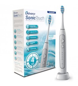 Advance SonicTouch Rechargeable Sonic Power Toothbrush, 2 Minute Auto Timer