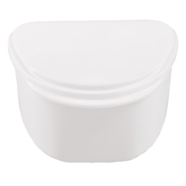 Denture Bath Boxes, 12/Box, White