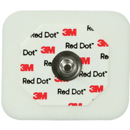 3M Red Dot Monitoring Electrodes, ECG 4cm x 3.5cm, 50/bag