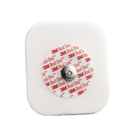Red Dot Foam Monitoring Electrodes, - 5.1cm x 5.5cm