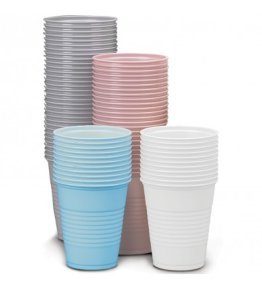 Advance Disposable Plastic Cups, 5oz, Silver
