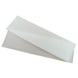 Modern Materials utility wax strips, 75/Strips/Box, Utility Wax Strips - Large White