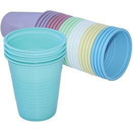 SafeBasics Plastic Cups, Disposable 5oz Blue