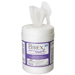 Birex Quat Wipes, Cleaner and Disinfectant, 6" x 6-3/4"