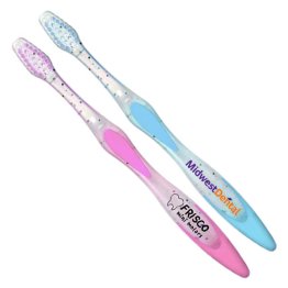 Advance Childs Sparkle Toothbrushes, Ages 5-7, Ergo Grip, No Imprint