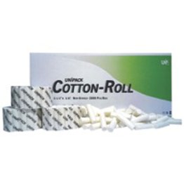 Value Brand Cotton Rolls, Non-sterile, 1-1/2" x 3/8"