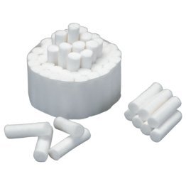 SafeBasics Cotton Rolls, Medium, #2, Non-Sterile