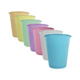 Value Brand Disposable Plastic Cups, 5oz, Yellow