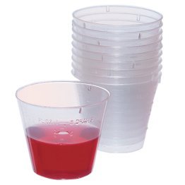 Crosstex Medicine/Mixing Cups, Clear, 1oz