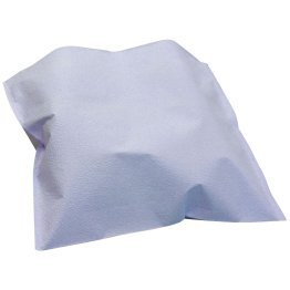 Poly Coated Headrest Covers, Jumbo, 13" x 13", Blue