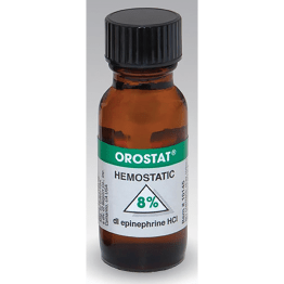 Orostat, Epinephrine, 8%, Hemostatic Solutions, 15ml