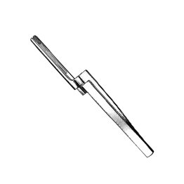 Articulating Paper Forceps, Miller, #366, Stainless Steel