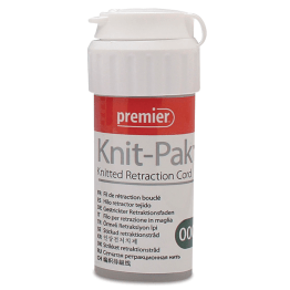 Knit-Pak Knitted Retraction Cord, Non-impregnated, #000 (Green)
