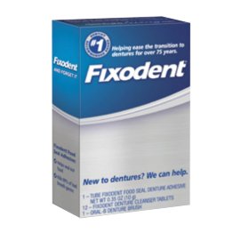 Fixodent Denture Adhesive Gum Care, Orientation Kit,