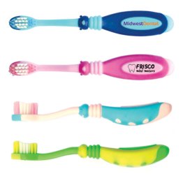 Advance Ladybug Grip Childs Toothbrushes - Stage 1, Ages 2-6, No Imprint